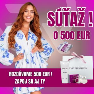 💥 POZOR SÚŤAŽ o CENY v hodnote 500€ 💥 Komentuj vetou CHCEM VYHRAŤ! a označ kamarátku. Hráme o ceny v hodnote až 500€....